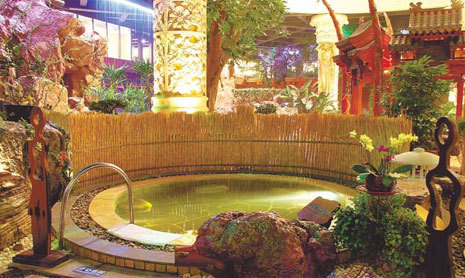 Spa caters to 'red mansion' taste