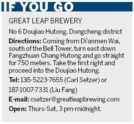 Great leap for Beijing's beer scene