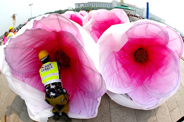 3D printing in full bloom at Tian'anmen Square