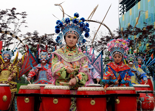 Folk arts highlight Shanxi Week at Shanghai Expo