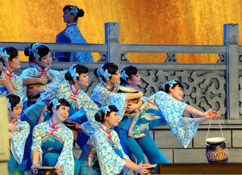 Folk arts highlight Shanxi Week at Shanghai Expo