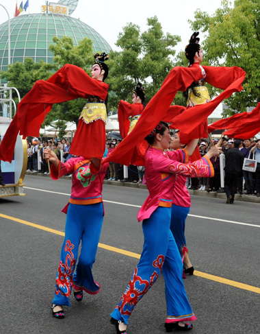 Folk arts highlight Shanxi Week at Shanghai Expo