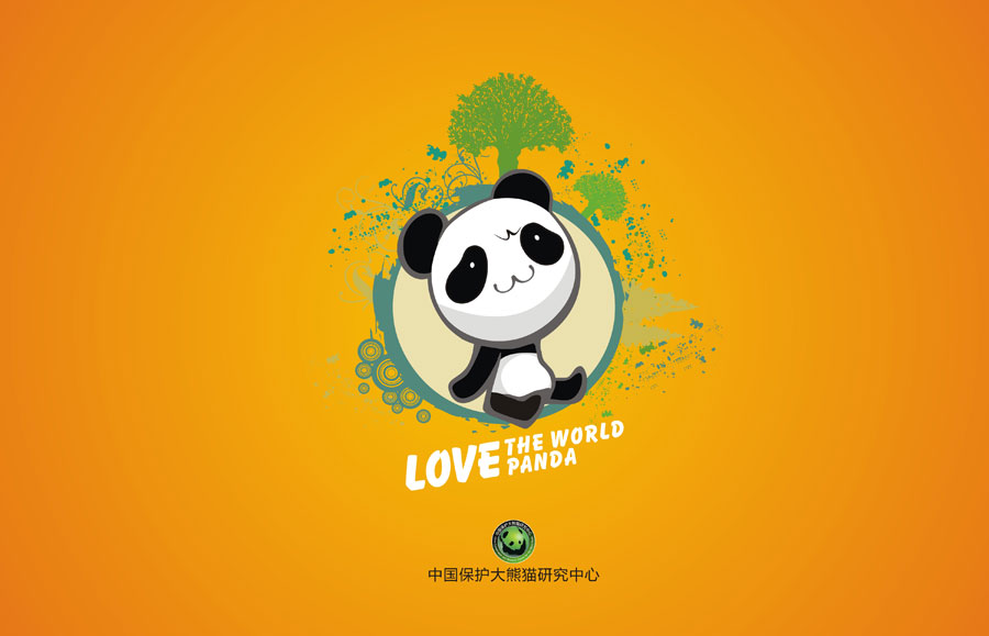 Panda-themed wallpapers