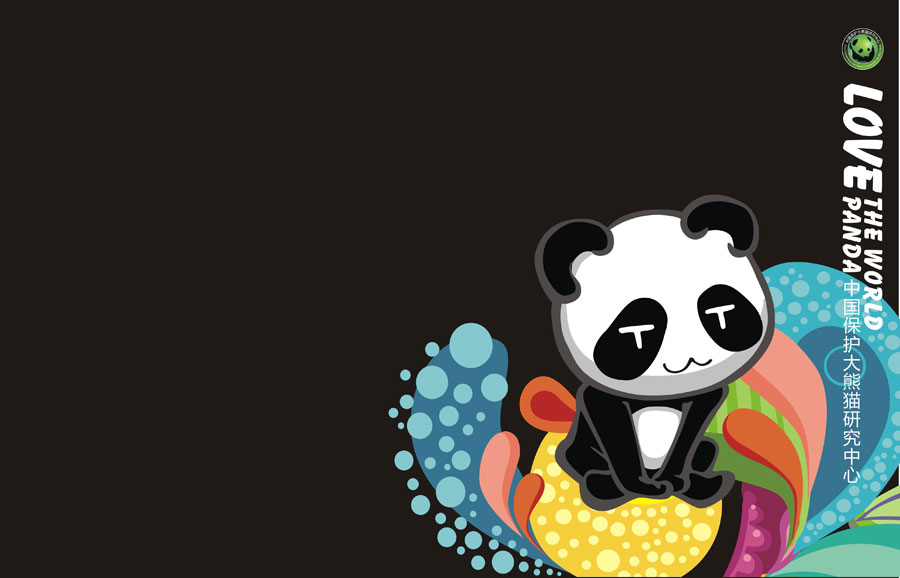 Panda-themed wallpapers