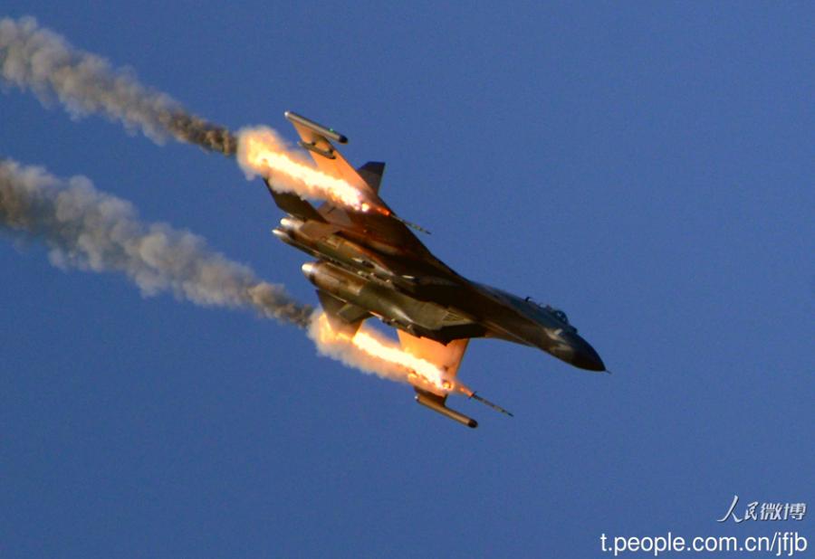 J-11 fighters hold live-fire training