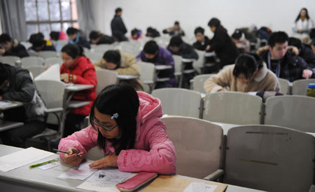 1.4 mln Chinese flock to post-graduate exam