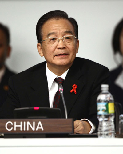 Wen announces Africa-China partnership in combating HIV/AIDS