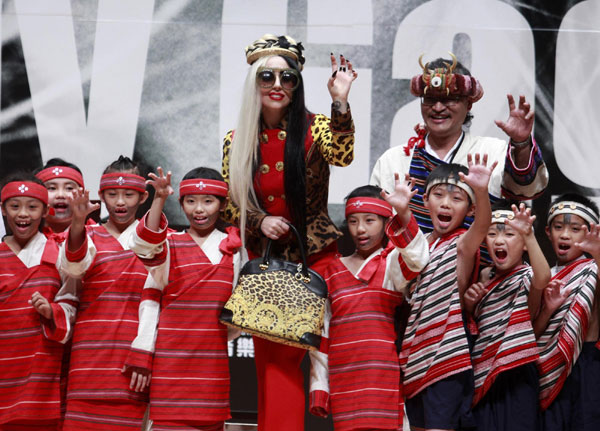 Lady Gaga promotes new album in Taiwan