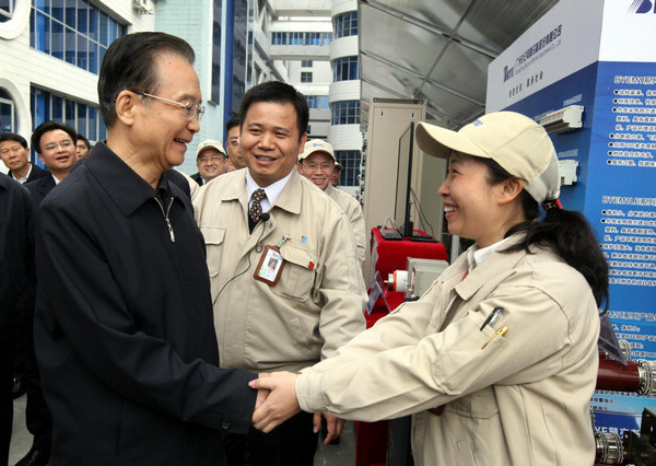 Premier Wen visits Guangzhou