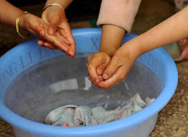 Water shortage in schools in Yunnan