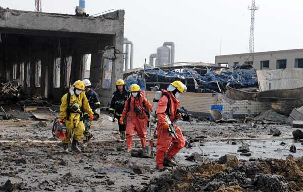 Death toll rises to 13 in factory blast