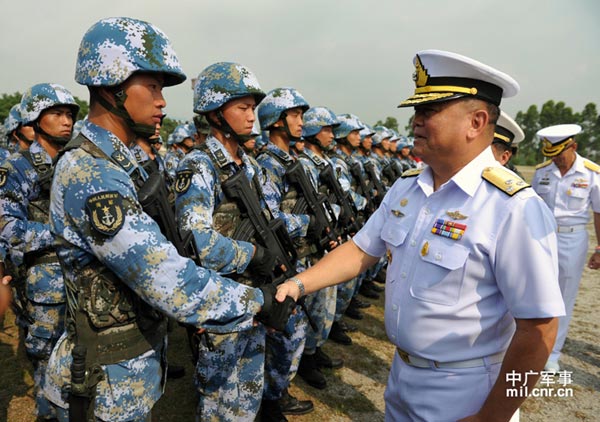 China, Thailand begin joint military training