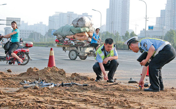 Accident raises concern over trucks