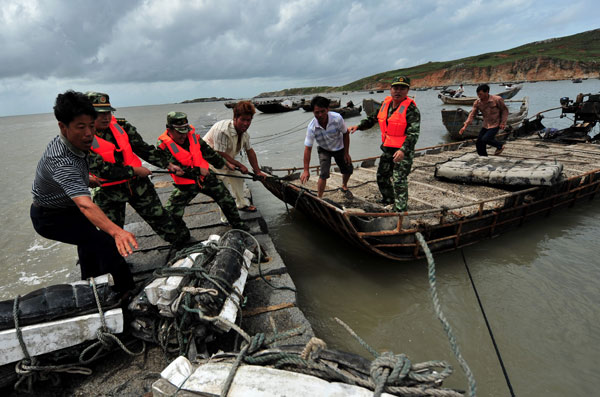 Typhoons trigger flood alerts