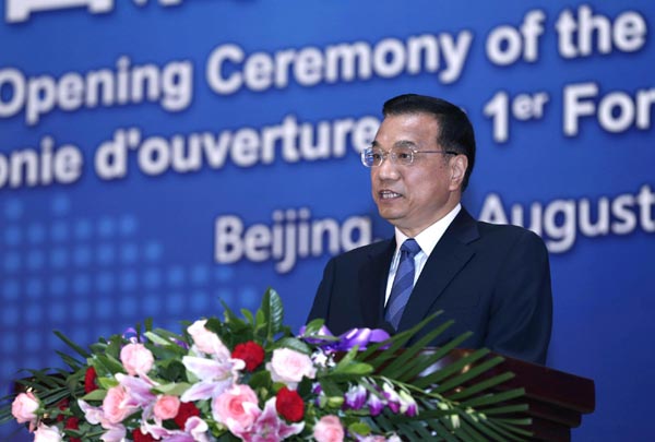 Li urges expansion of Africa relations