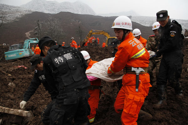 46 dead after landslide in the southwest
