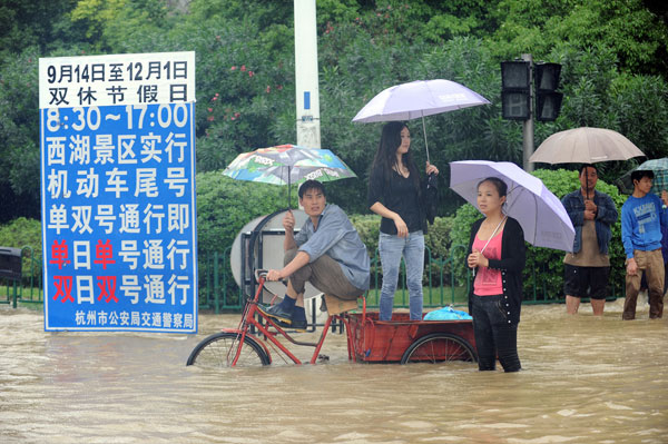 Typhoon Fitow leaves 5 dead in E China
