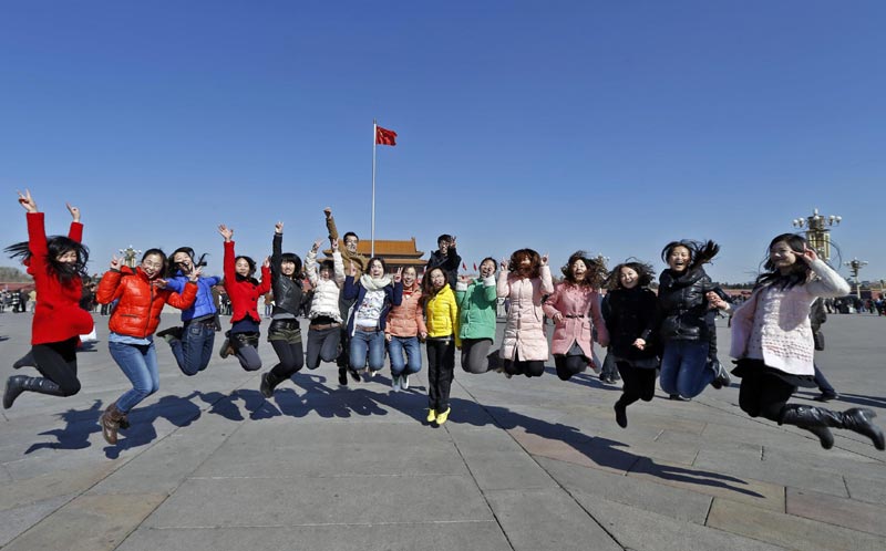 Beijing enjoys fine weather prior to two sessions