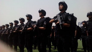 Anti-terror drill held in Beijing