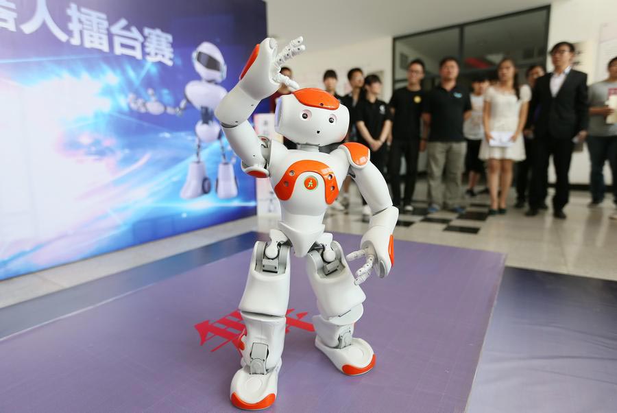 Robot competition in North China's Tianjin