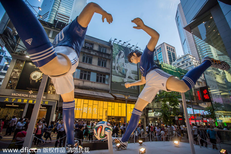 Giants welcome to World Cup from Hong Kong
