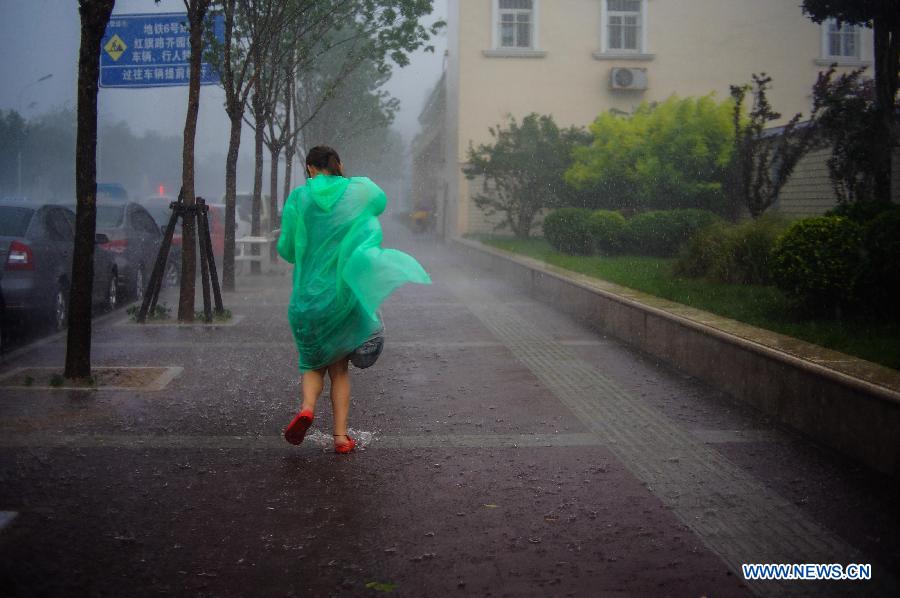 Heavy rainfalls hit Tianjin