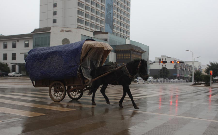 Weird 'school buses' across China