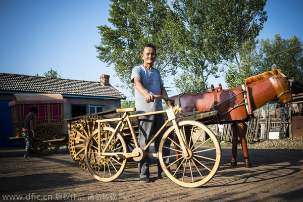 Chinese inventor gives life to wood