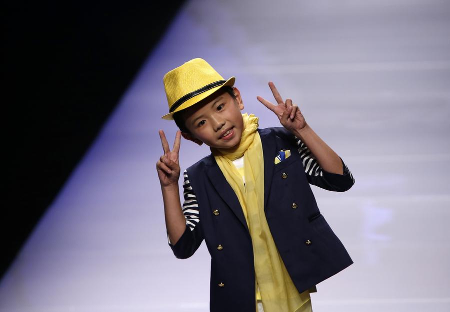 Children hit the catwalk at China Fashion Week