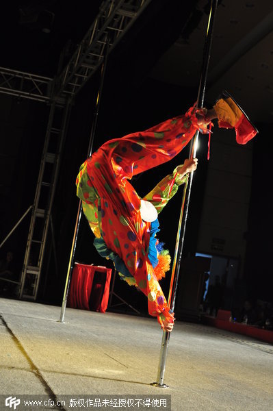 Dancers in pole position at Beijing expo