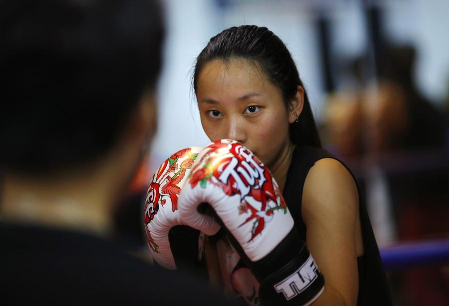 Women's boxing club a hit in Shanghai