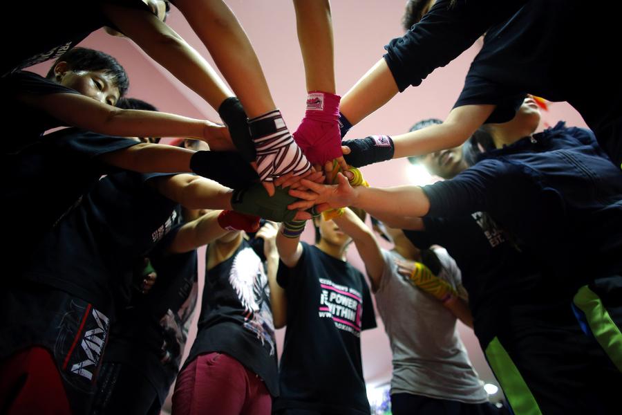 Women's boxing club a hit in Shanghai