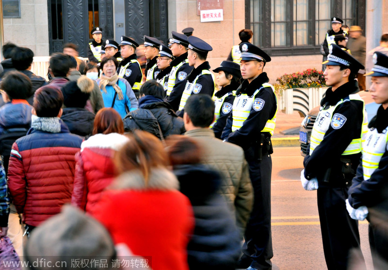 Shanghai beefs up security around fatal stampede site