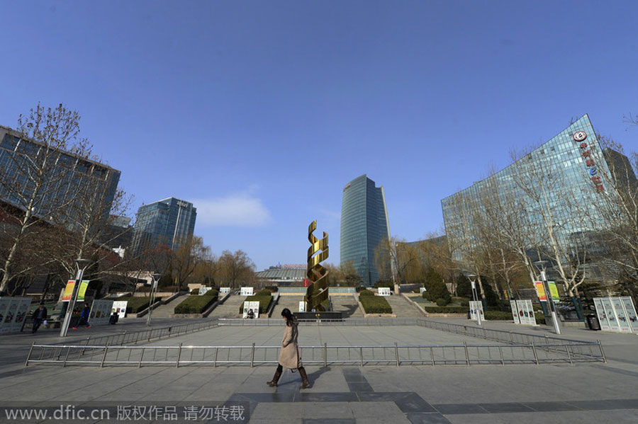 Beijing seems abandoned for Lunar New Year!