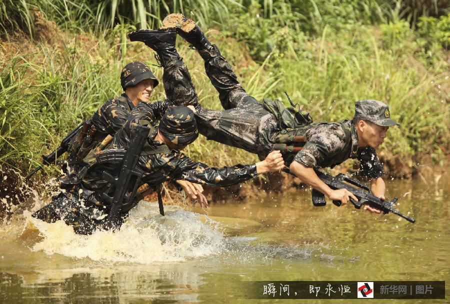 Soldiers undergo training