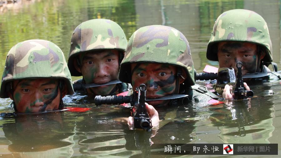 Soldiers undergo training