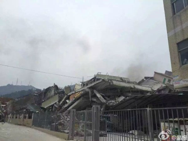 A landslide hits Shenzhen