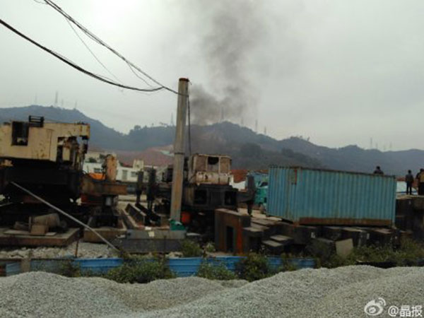 A landslide hits Shenzhen