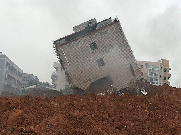 91 remain missing as landslide buries buildings in Shenzhen