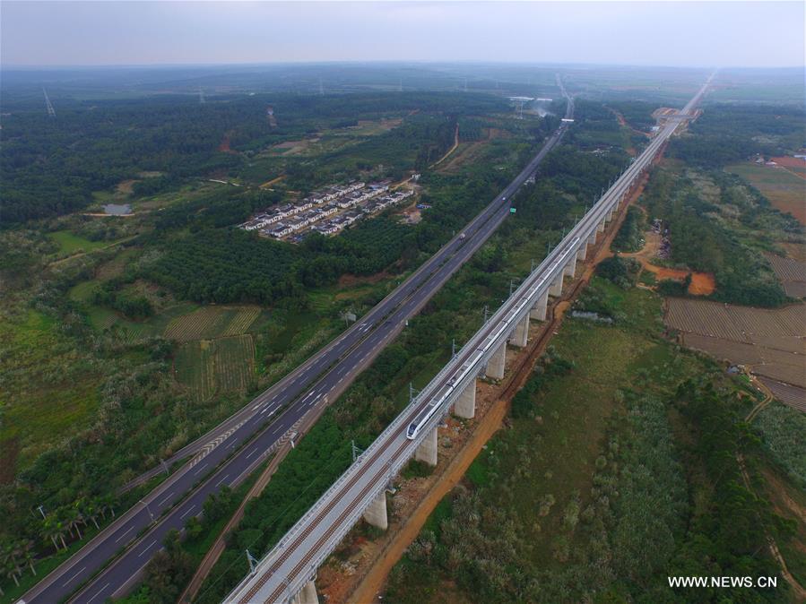 345-km Western Ring Railway in Hainan put into operation