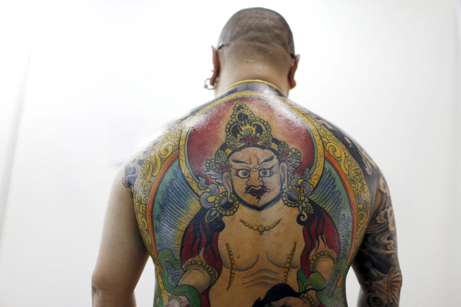 Tattoo fans, artists gather at Shanghai international art festival