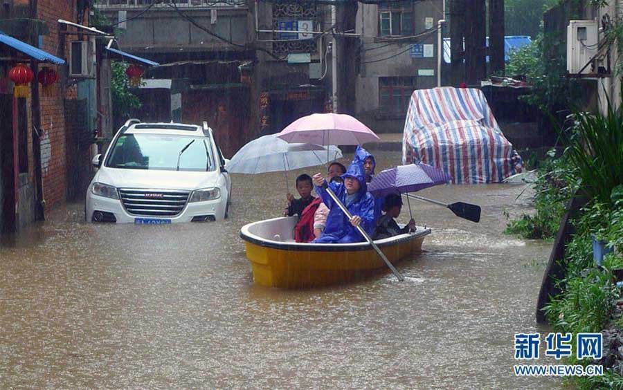 Floods, waterlogging in rain-battered Southern China