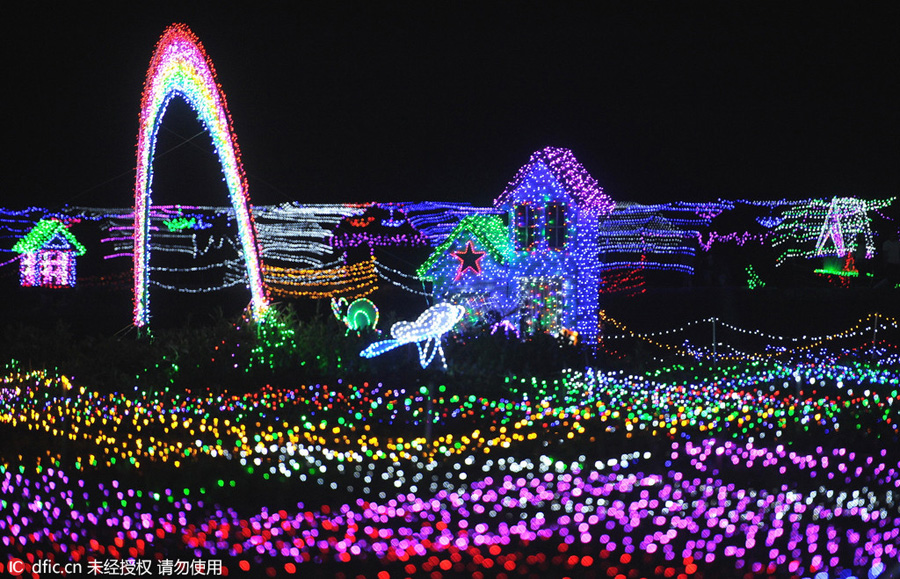 Millions of LED lights to create a dreamy world