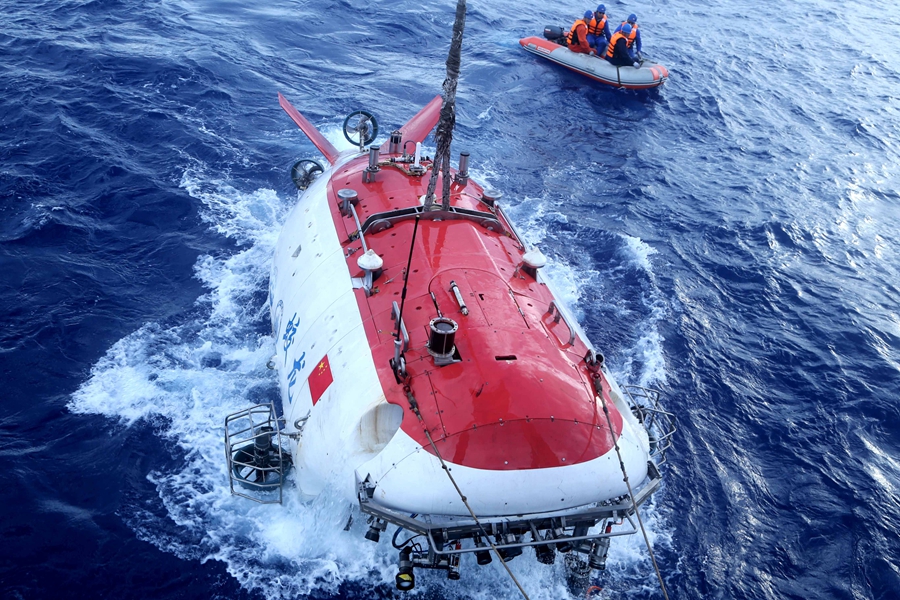 In the deep ocean, China stands out