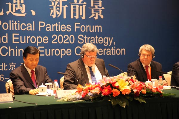 China, Europe parties launch 2nd forum in Beijing