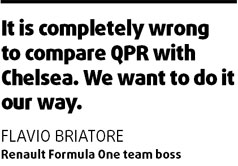 Briatore: QPR's billionaires will not splash the cash