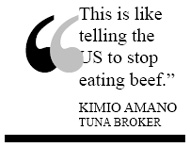 Japan tuna brokers rally against bluefin trade ban