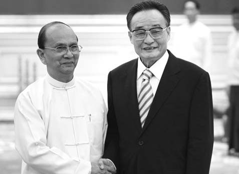 Wu urges investment in Myanmar