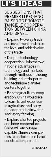 China, Israel boost cooperation