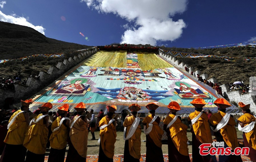 Thangka Festival held in Tibet